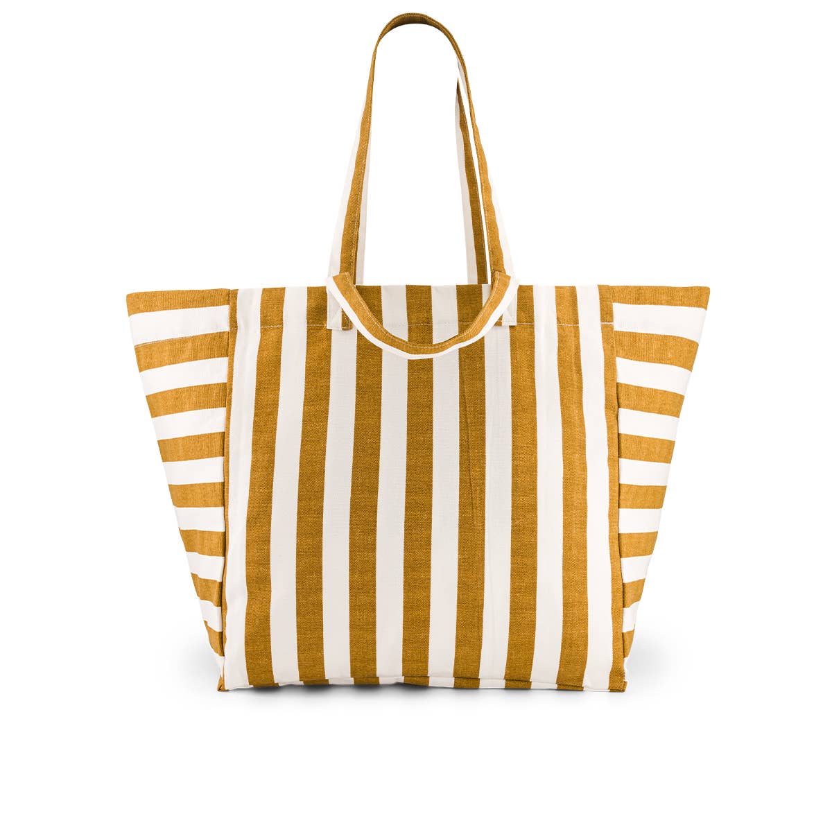 Elisa Tote Bag med karamell striper