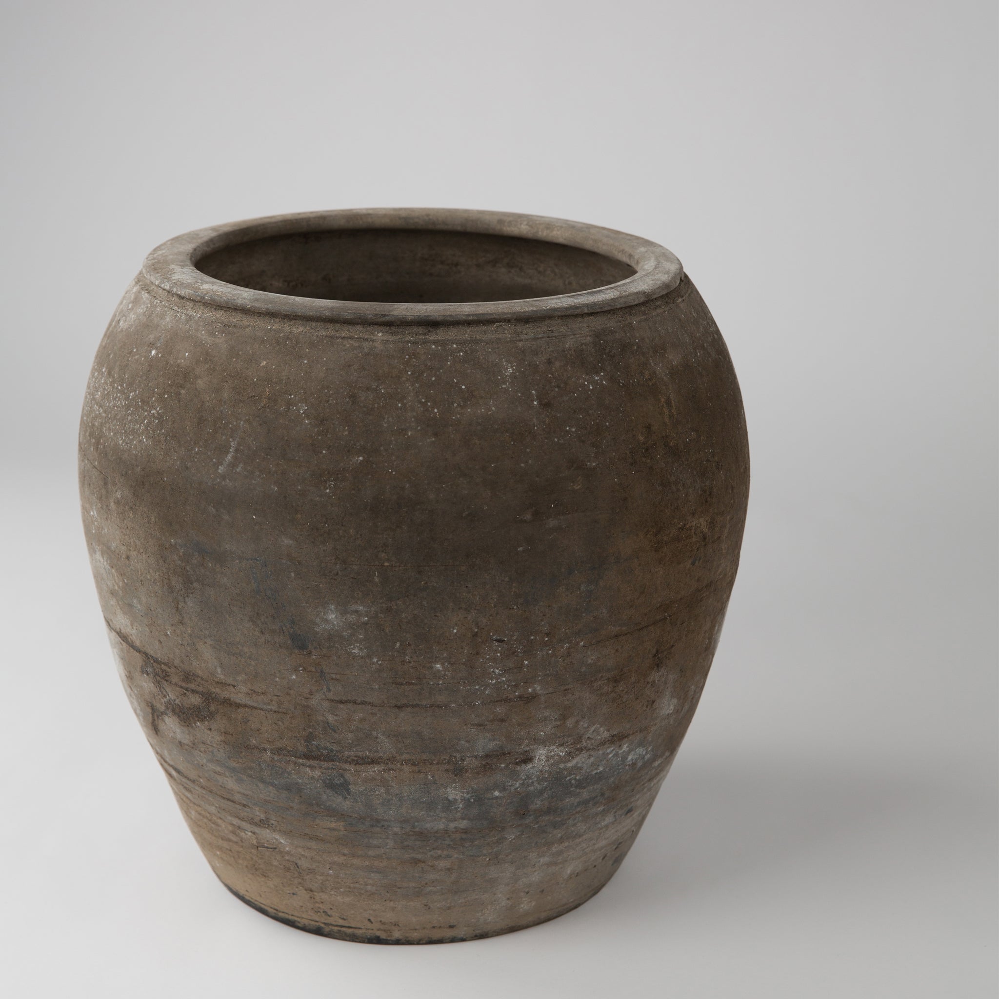 Nian mørk grå krukke