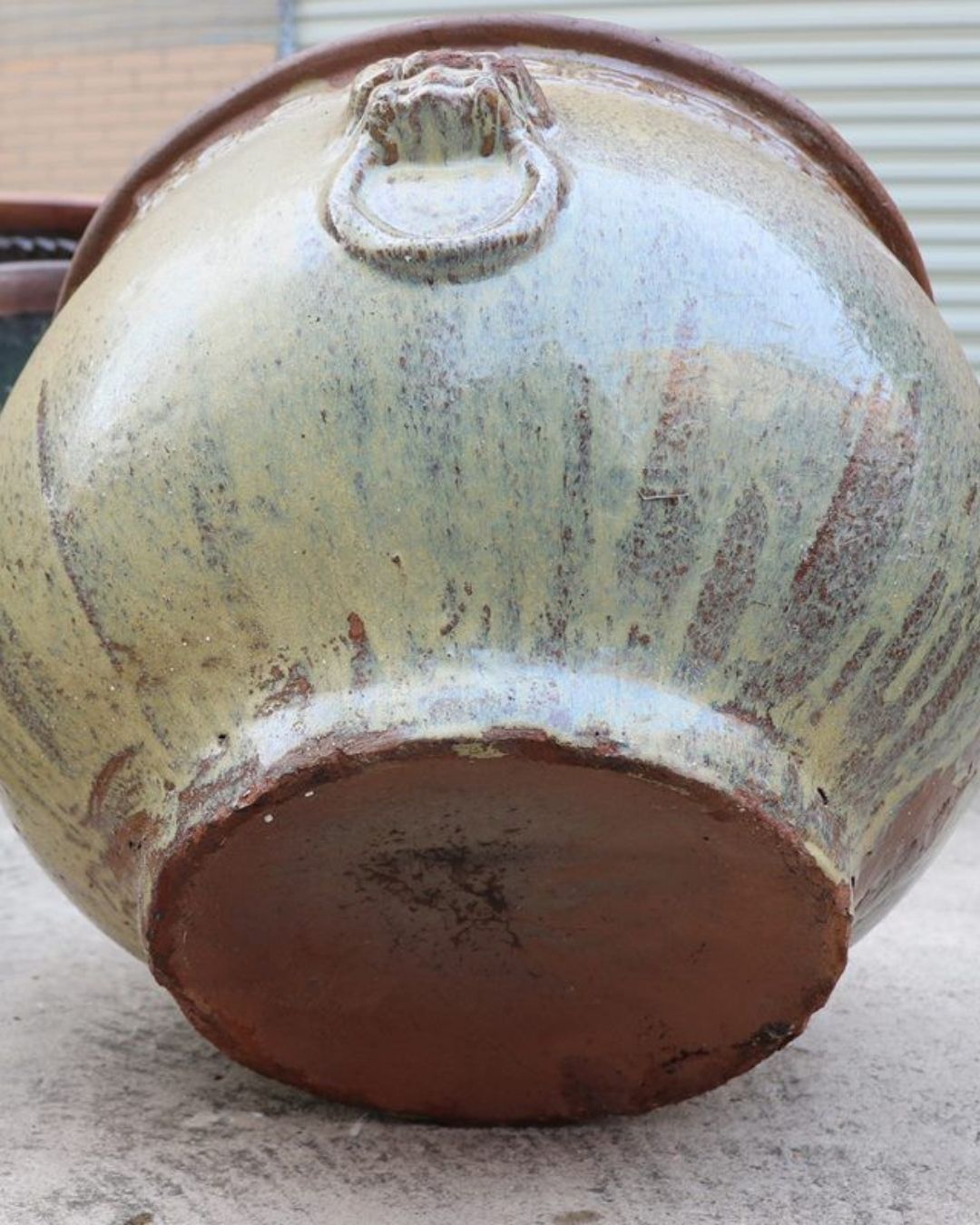 Løvehode kiln blomsterpotte