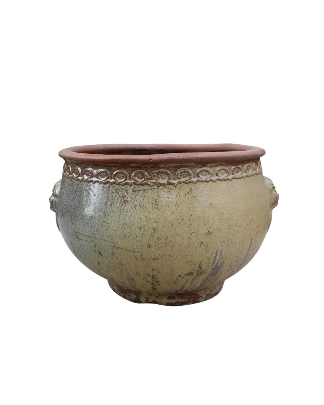 Løvehode kiln blomsterpotte