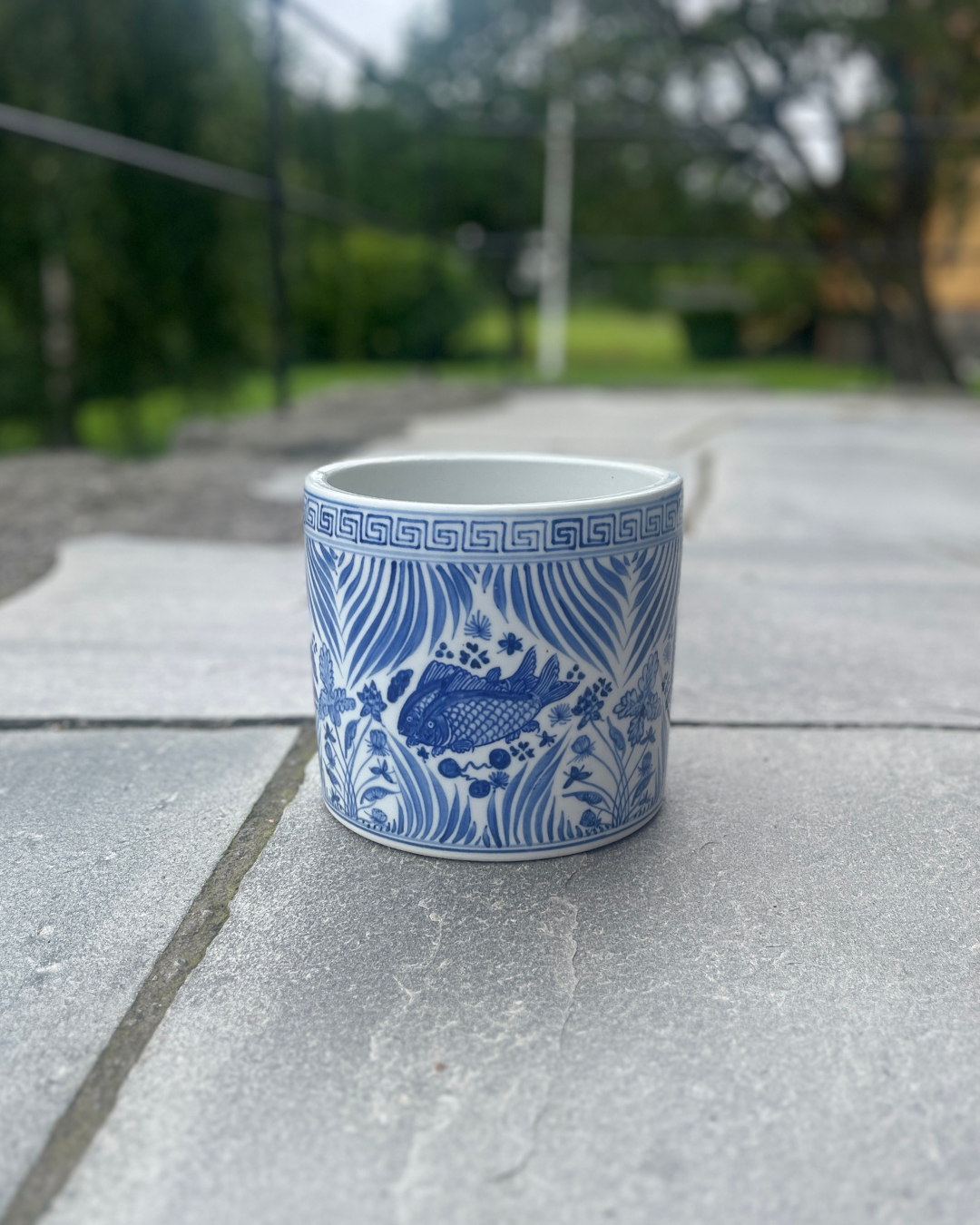 Chinoiserie blomsterpotte