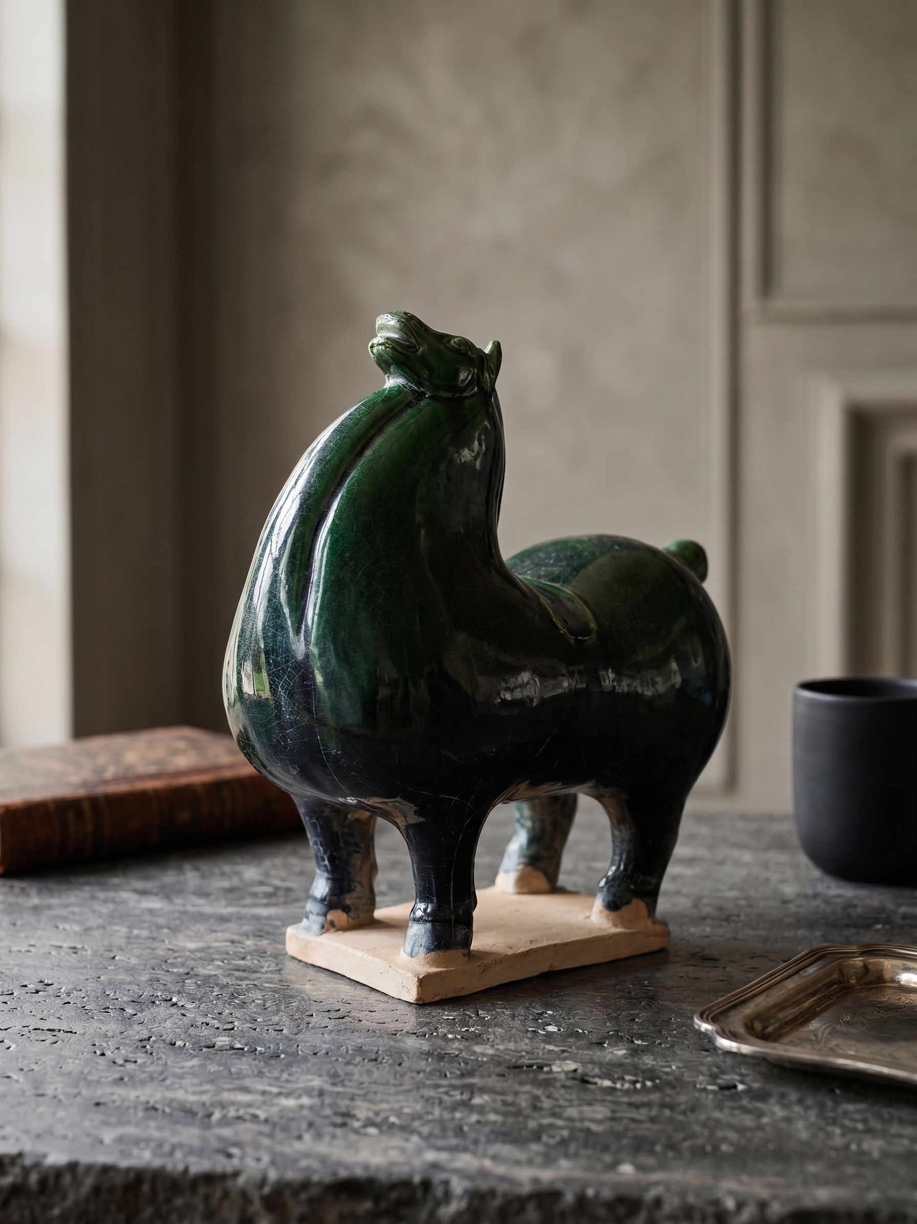 Figur - Grønn hest