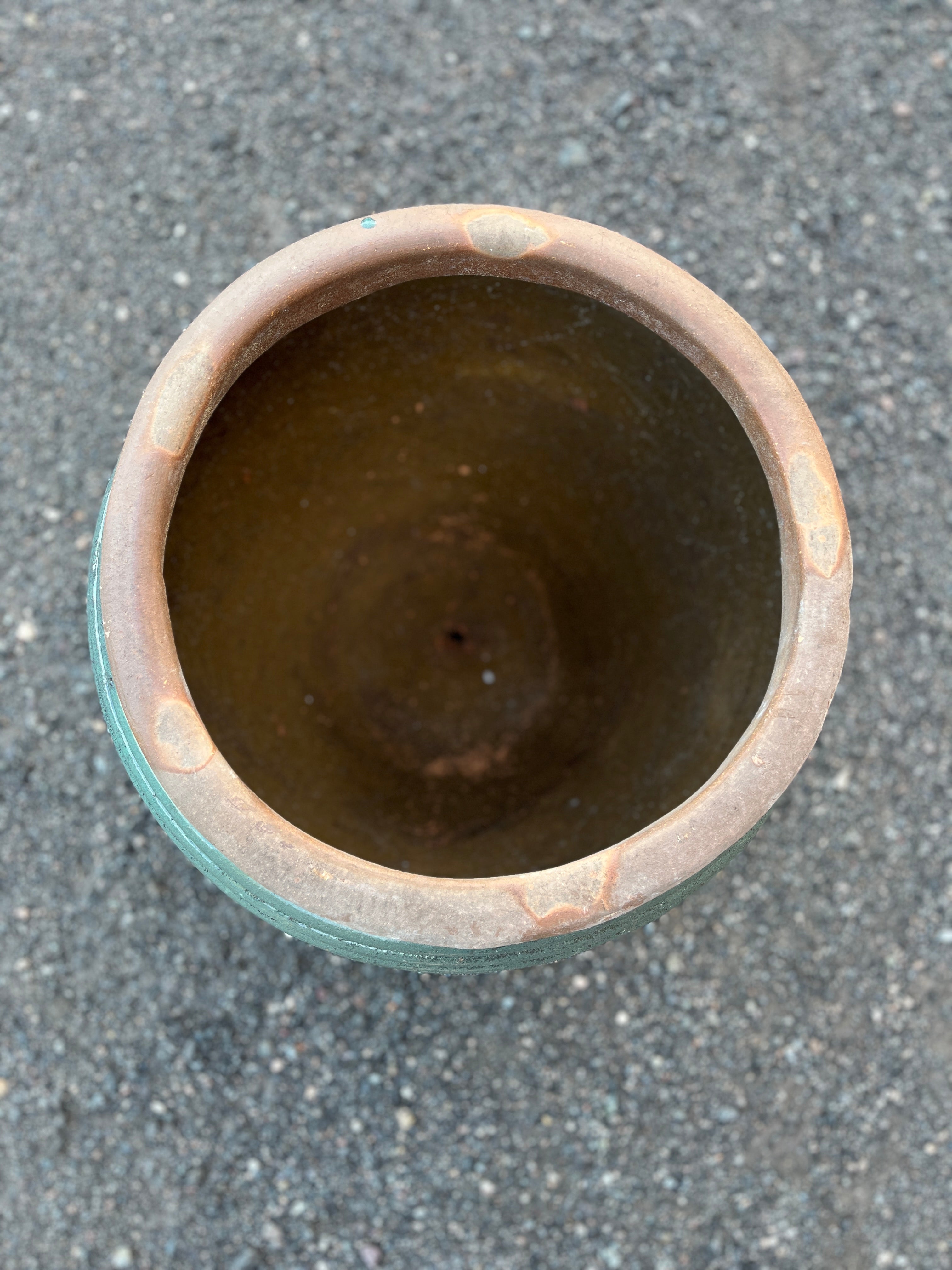 Rillet kiln blomsterpotte