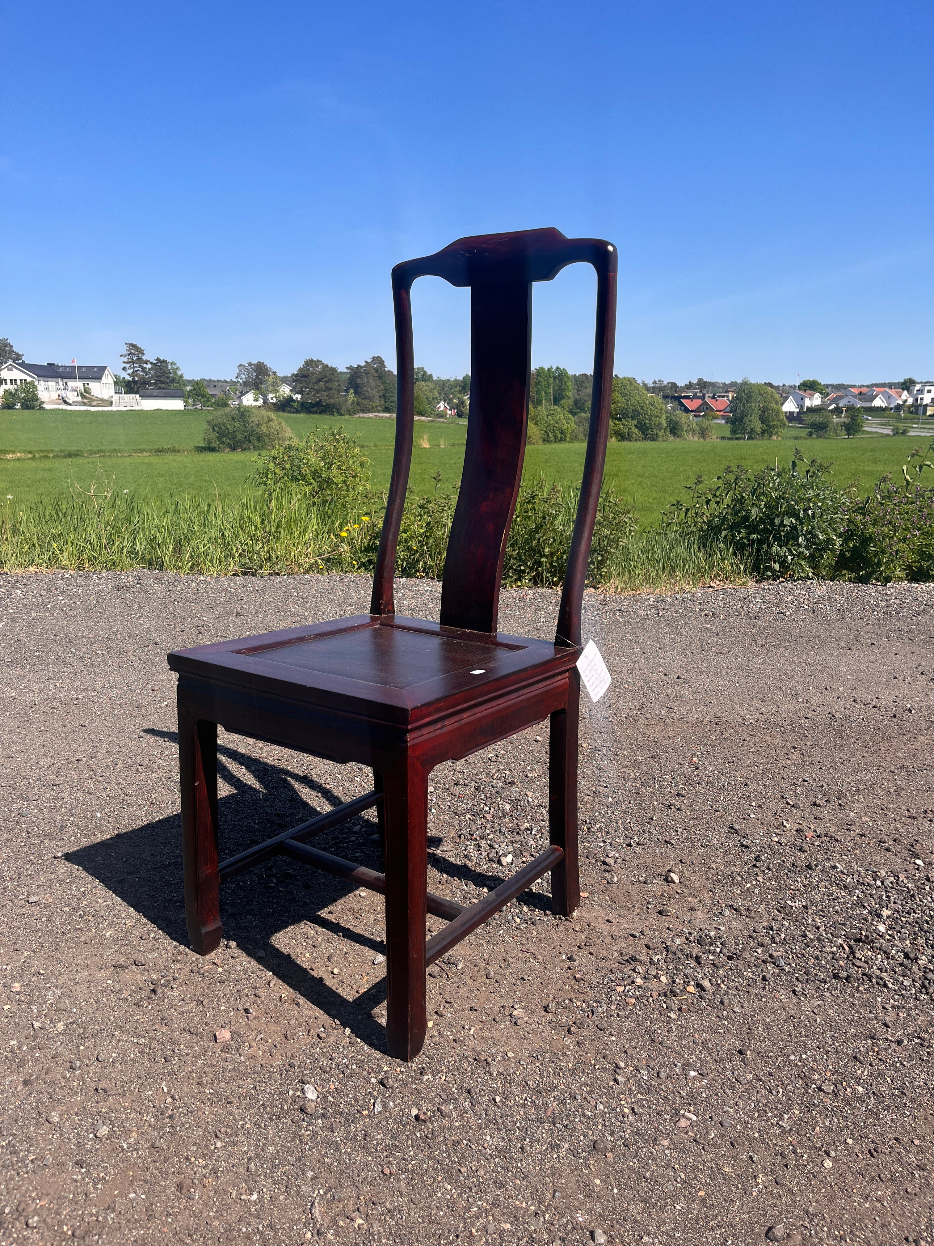 Vintage kinesisk trestol