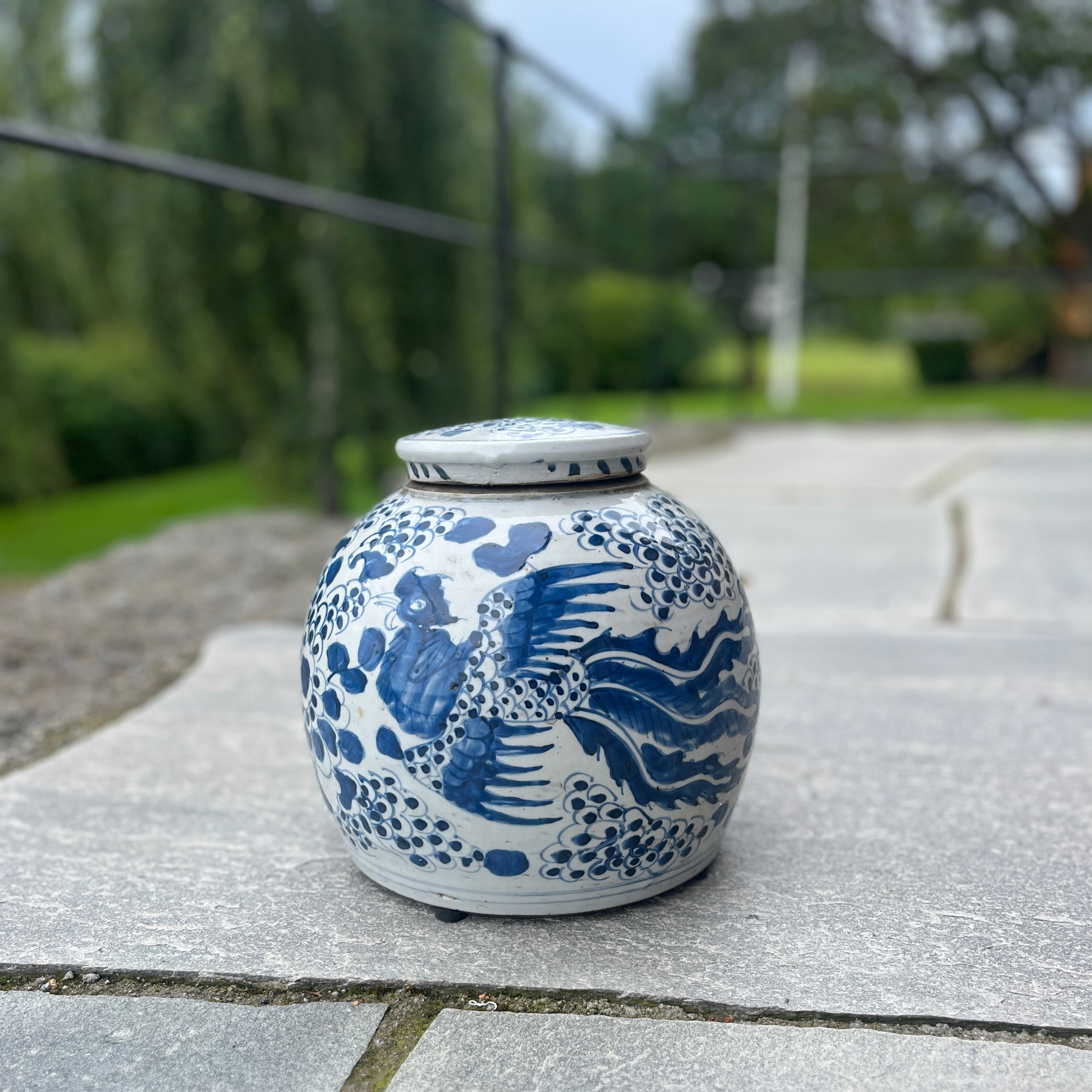 Tea Jar - Chinoiserie