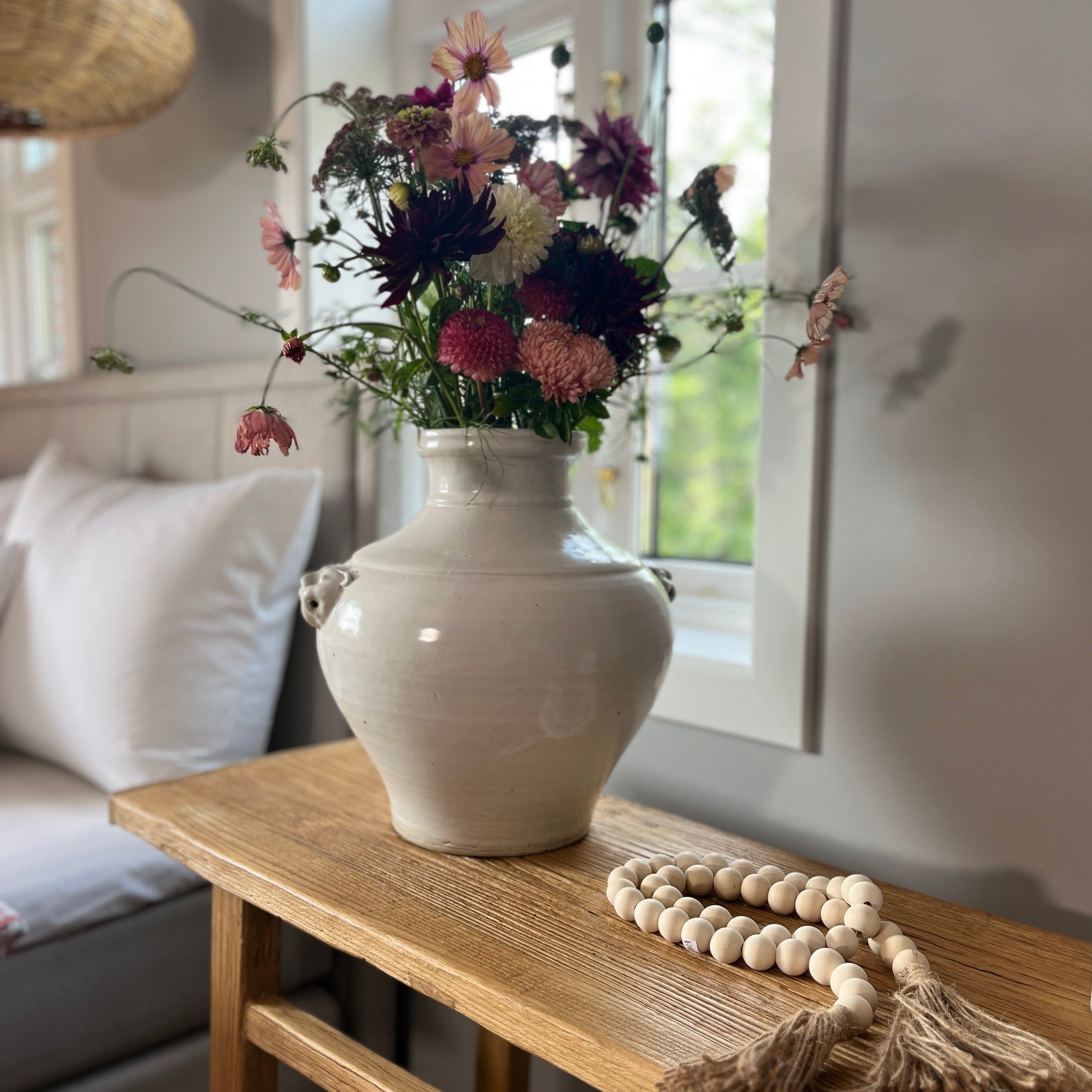 Løvehode vase