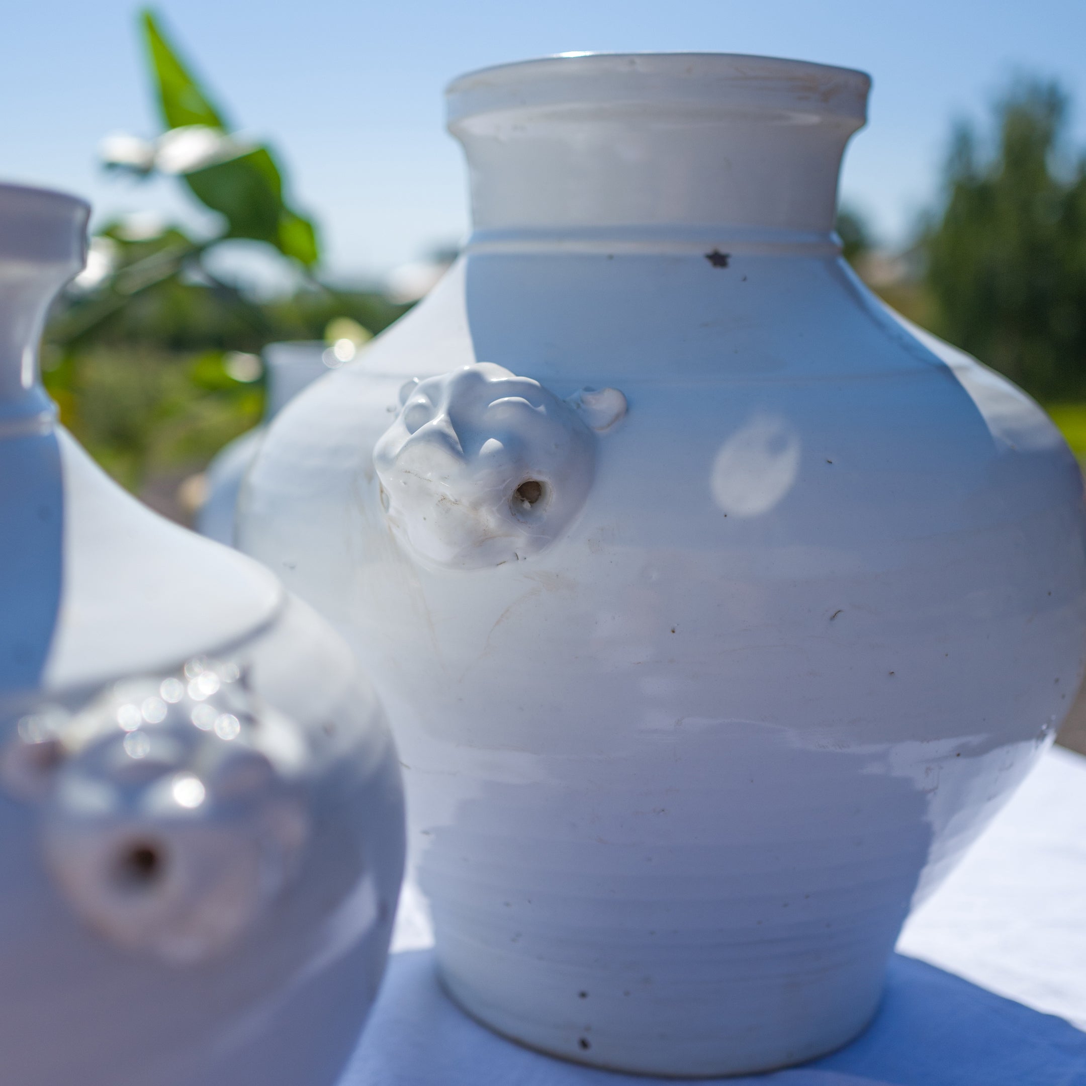 Løvehode vase