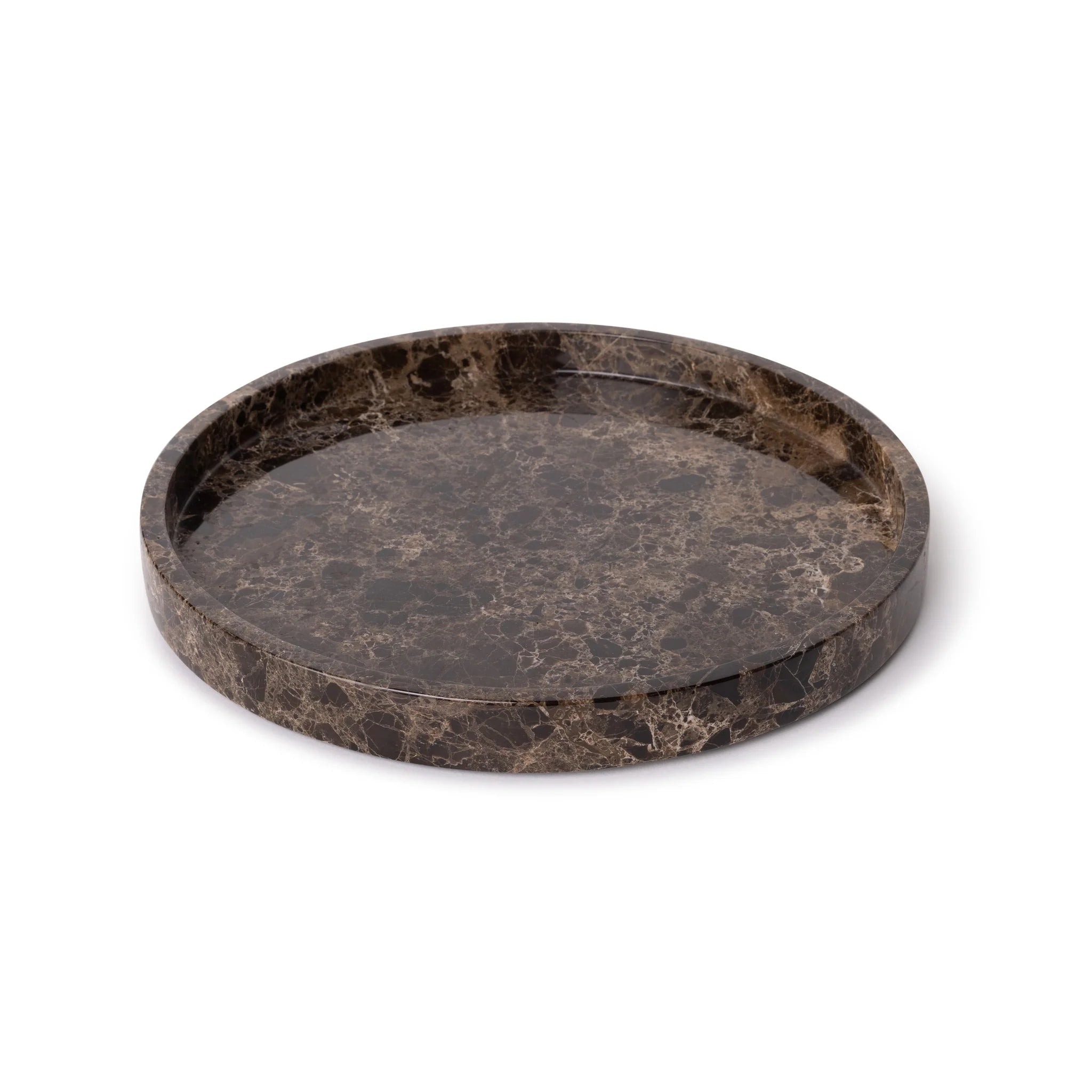 Brett - Rundt i Brun Marmor