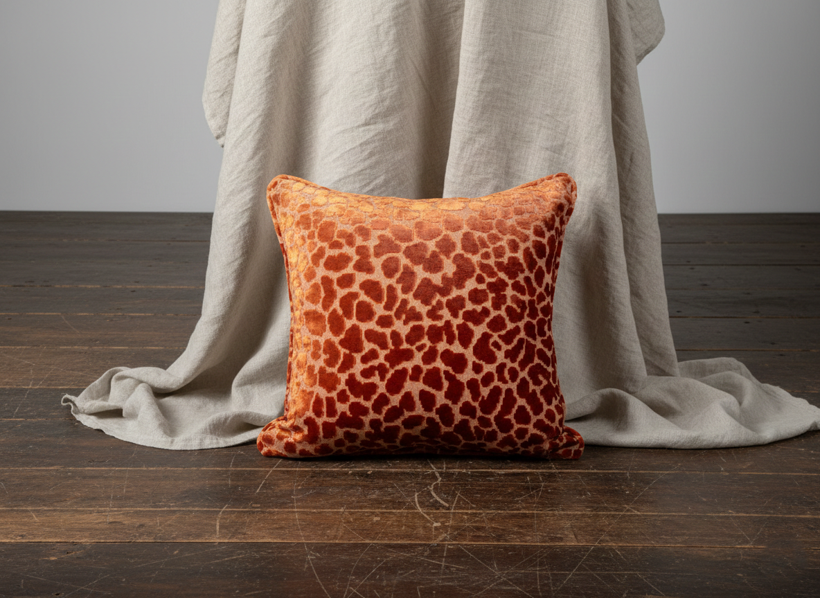 Rust leopard putetrekk