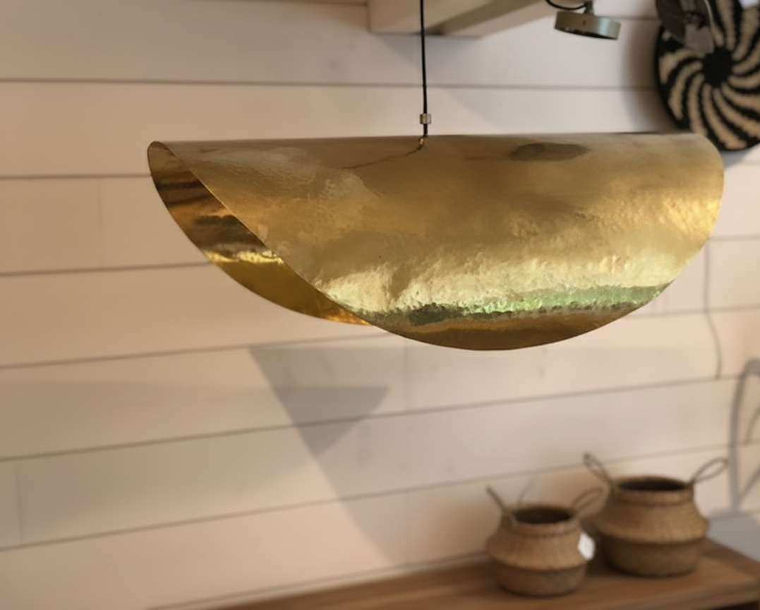 Metall taklampe fra Marokko