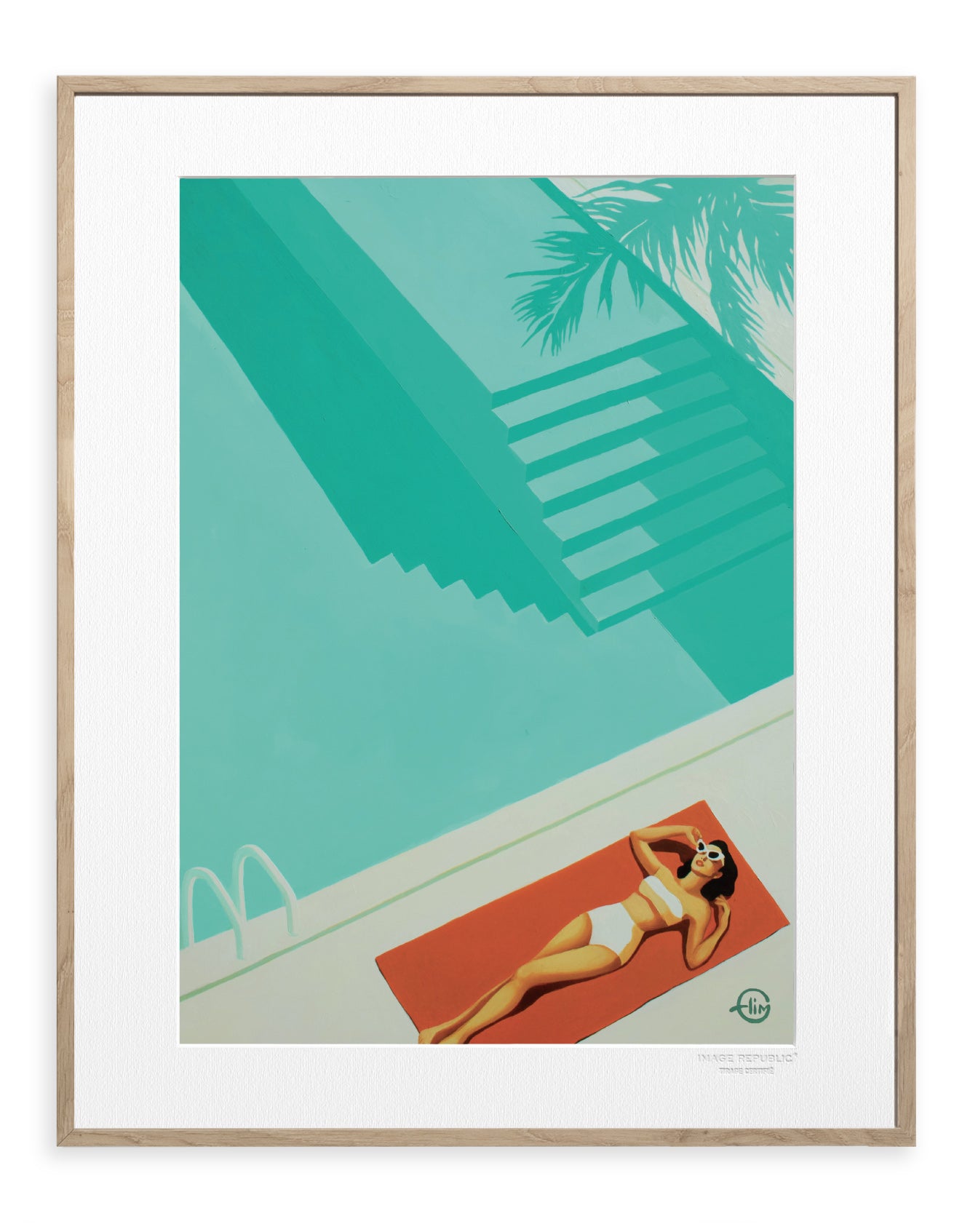 Art print: Emilie Arnoux - Poolside