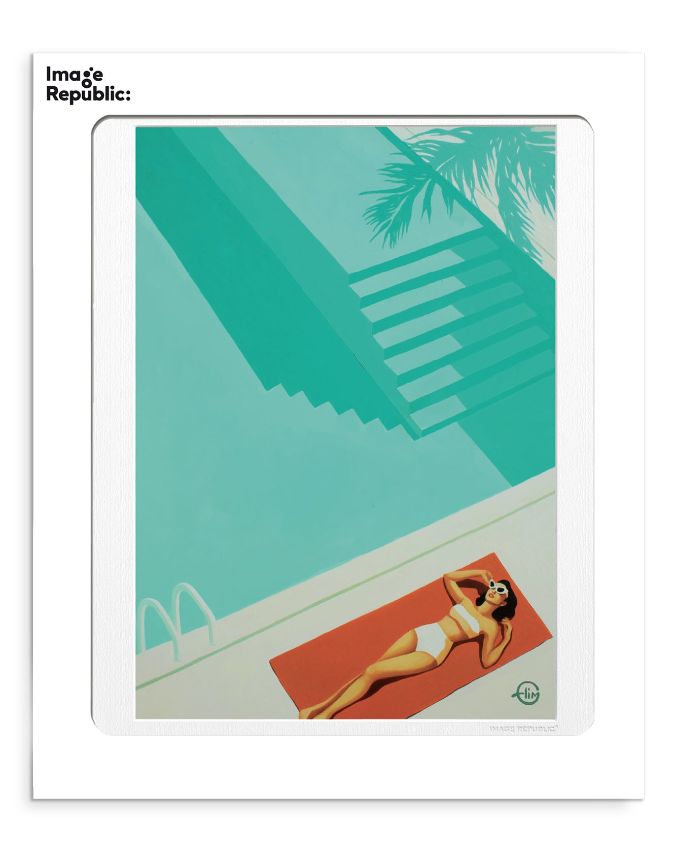 Art print: Emilie Arnoux - Poolside