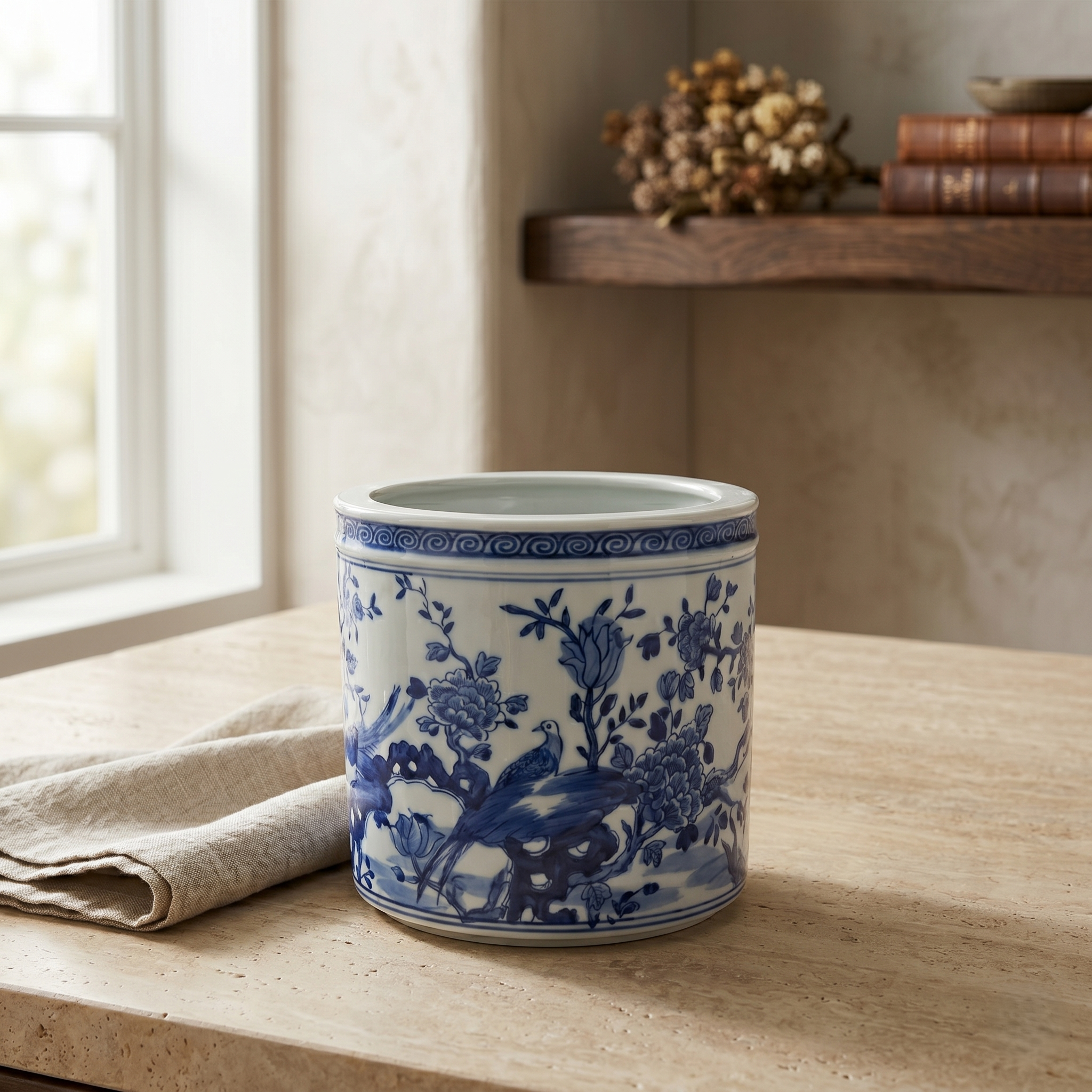 Blomsterpotte - Chinoiserie