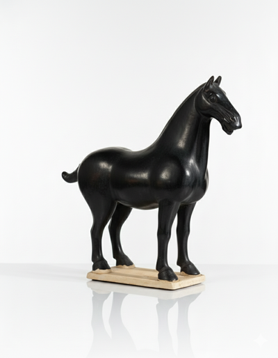 Figur - Sort Hest