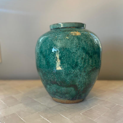 Sea green vase