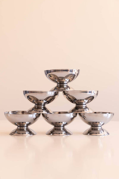 Retro Stål iskremkopp