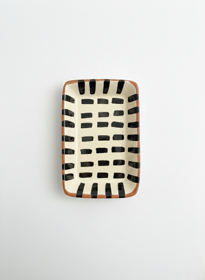 Avlangt fat - 'hold all' med terrakotta bunn