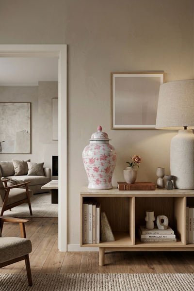 Ginger Jar - Blushing Crane