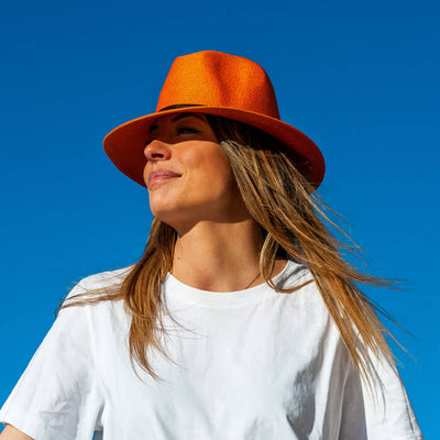 Hatt - Oransje Clementine Farge