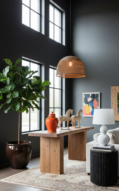 Krem-farget hest figur