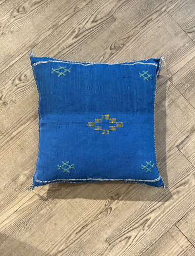 Blå kelim pute