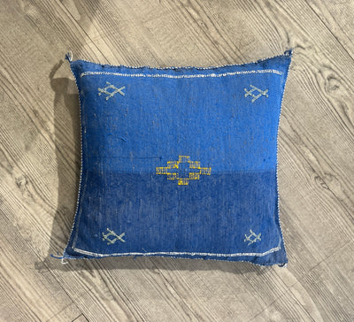 Blå kelim pute