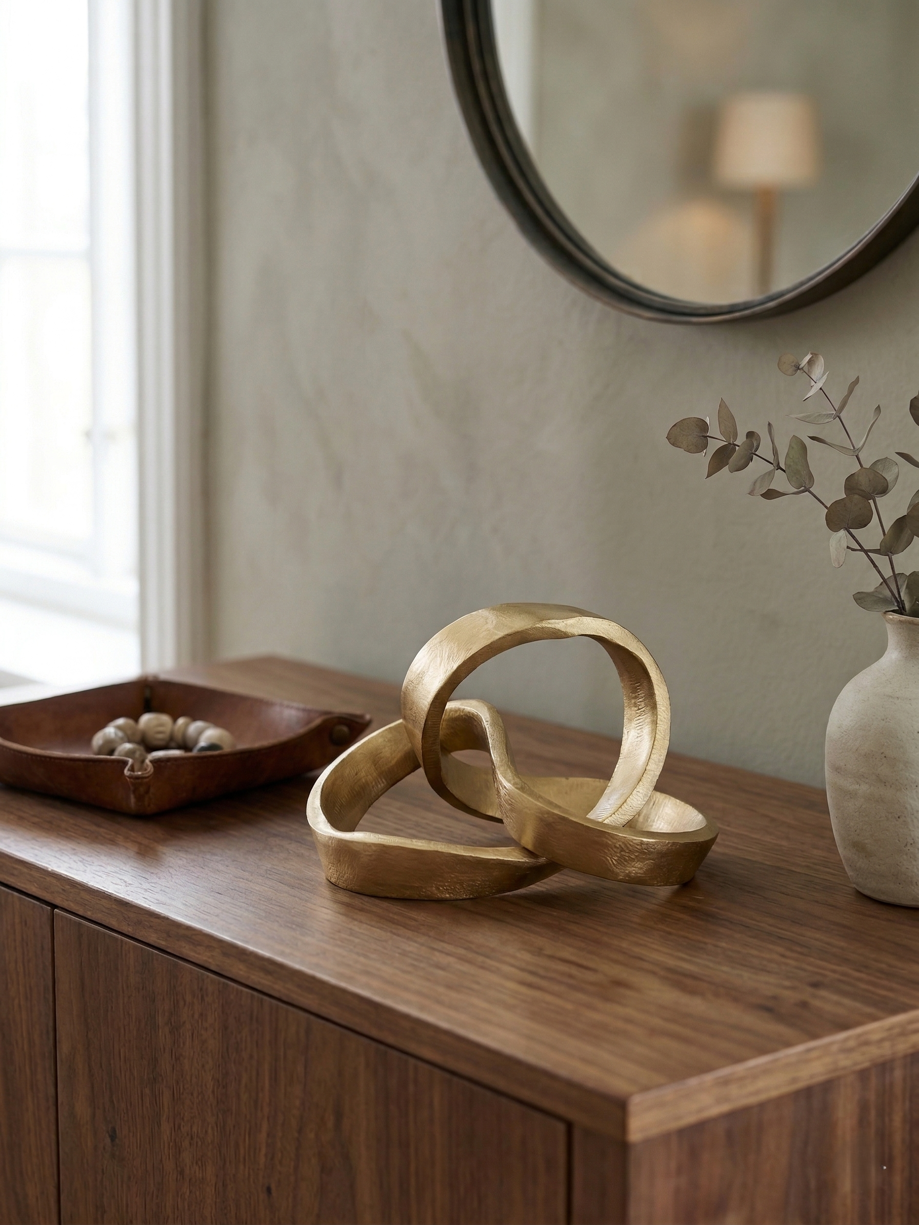 Figur - Gull-farget Knute