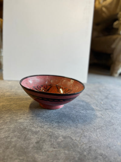 Aubergine og sort bolle - 30 cm