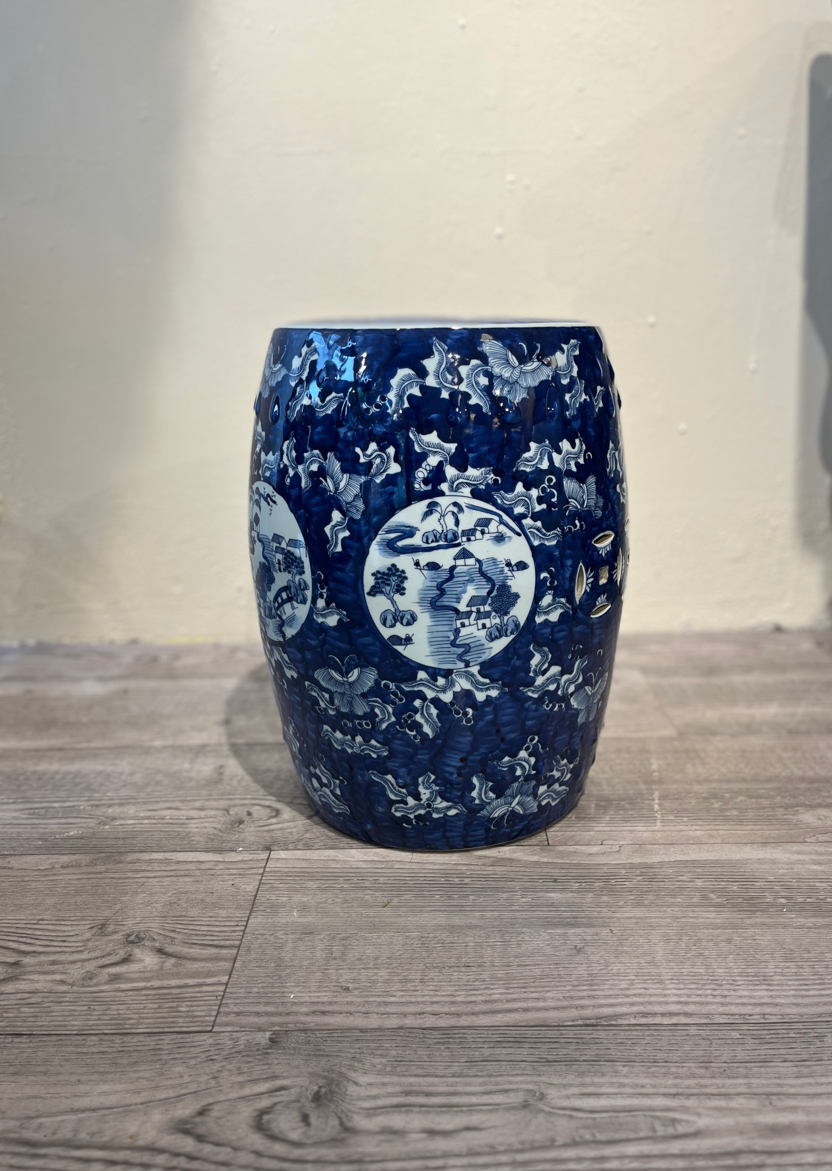 Garden Stool i blå
