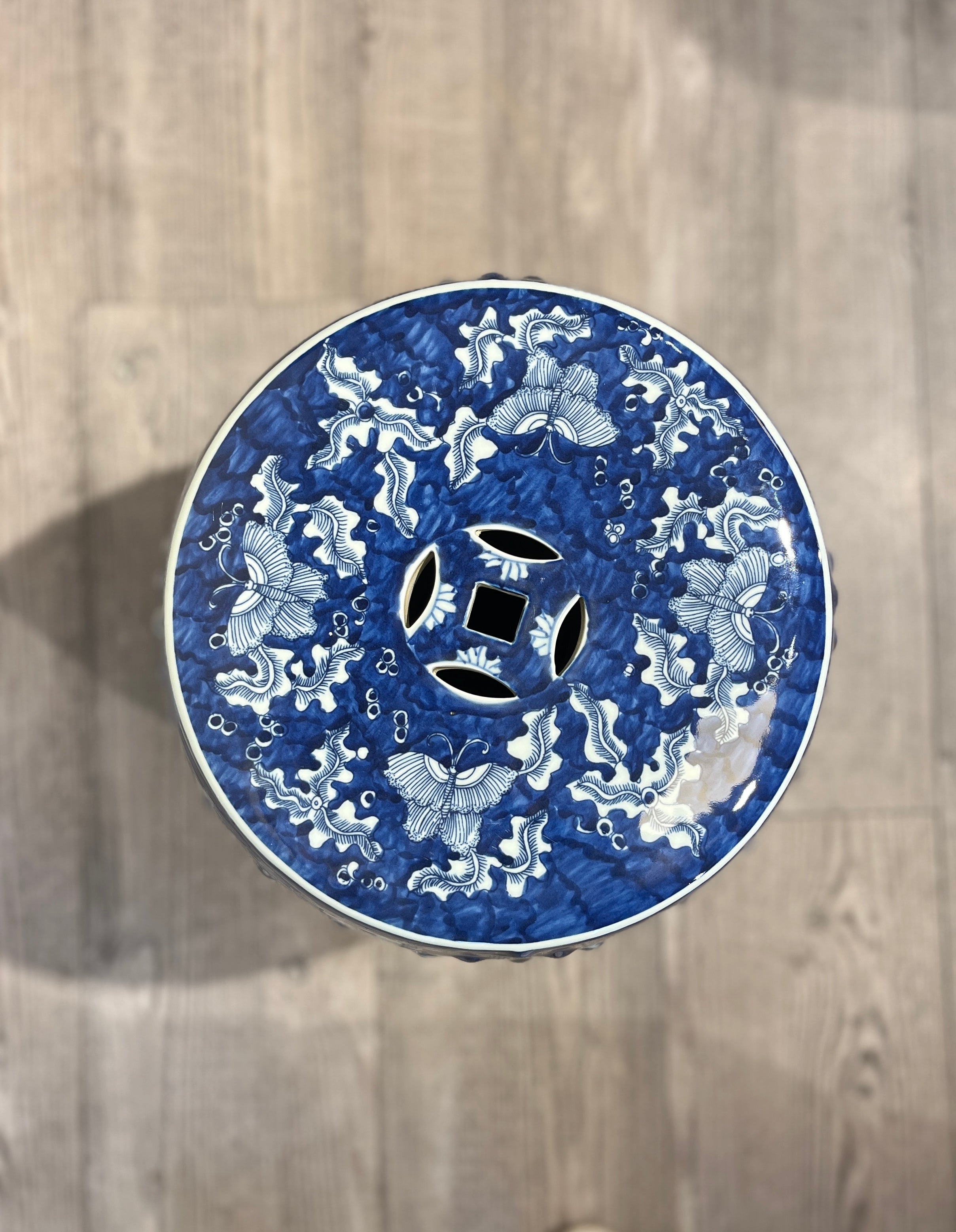 Garden Stool i blå