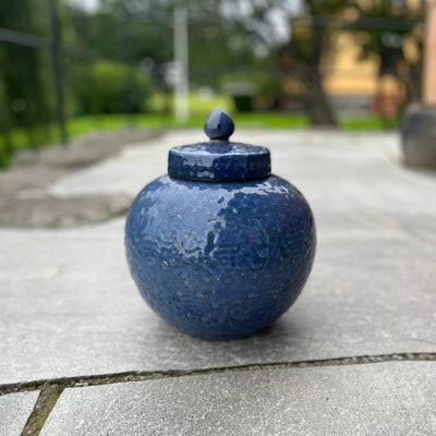 Midnight Blue Tea Jar