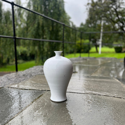 Vase - Rustikk Hvit