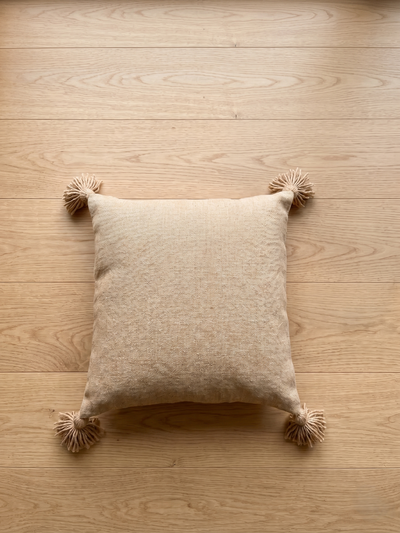 Putetrekk - Marokkansk Mørk Beige med Sort
