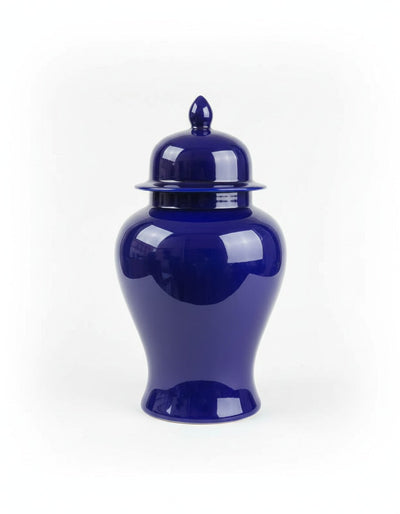 Mørk blå Ginger Jar