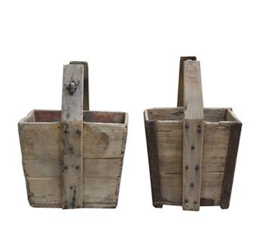 Gammel risbøtte i tre