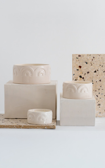 Hvit Bab Oriental duftlys