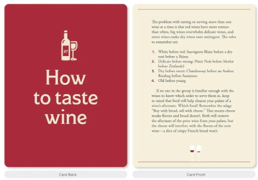 Spill - The Wine Lovers Card Deck