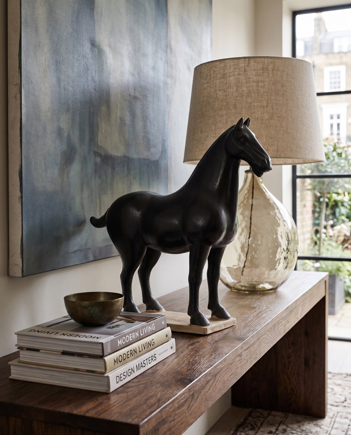 Figur - Sort Hest