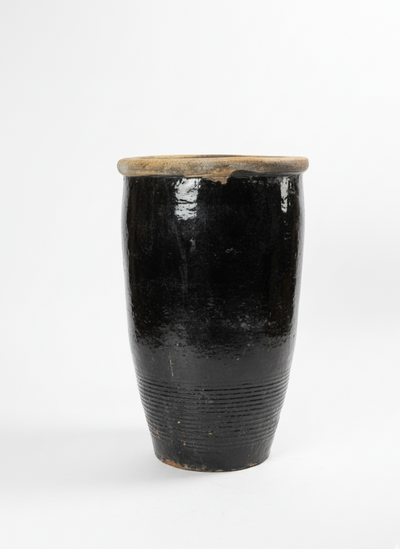 Zhu stor sort krukke