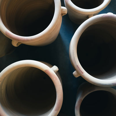 Krukke - Terrakotta med Ører