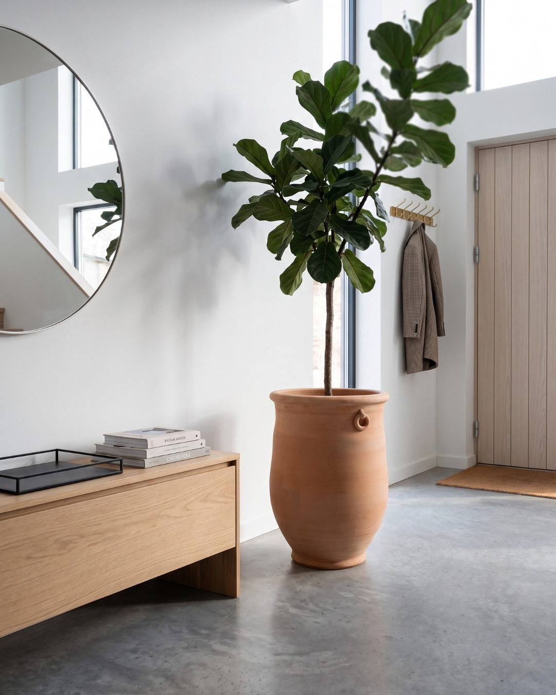 Krukke - Terrakotta Med Håndtak