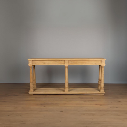 Konsollbord med balustrade ben