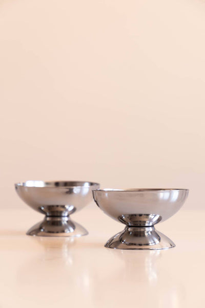 Retro Stål iskremkopp