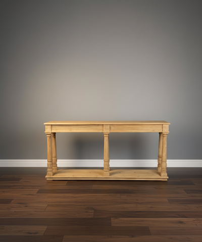 Konsollbord med balustrade ben