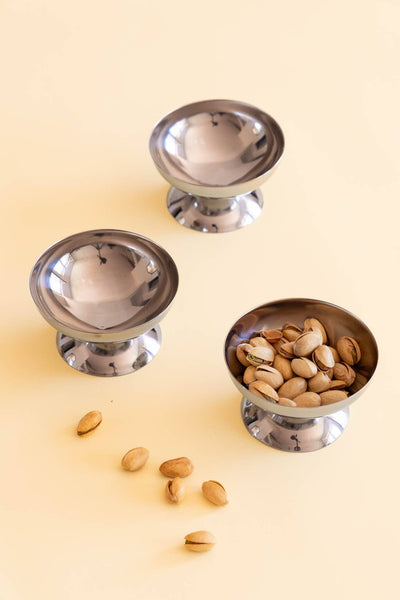 Retro Stål iskremkopp