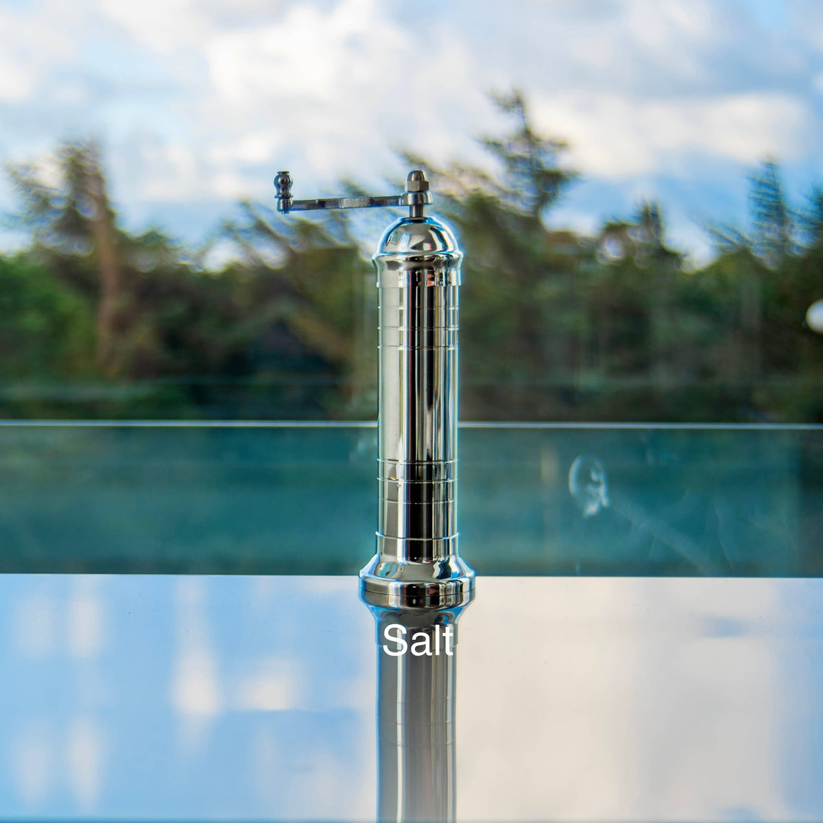 Saltbøsse - Krom Salt 8"