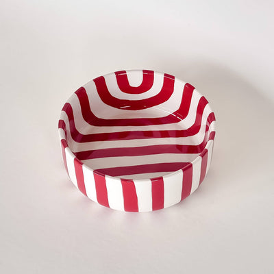 Bolle med rød striper