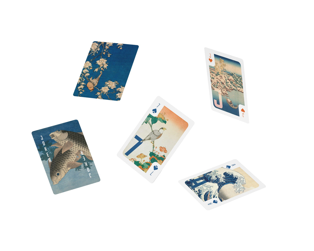 Kortspill - The Great Wave - Hokusai