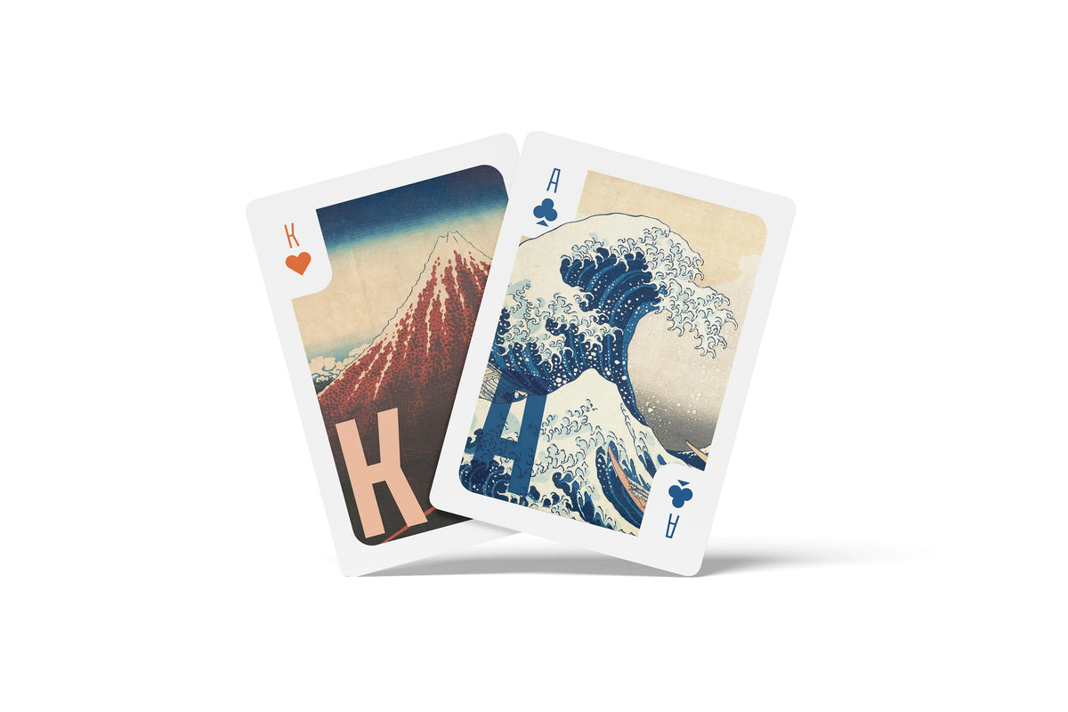 Kortspill - The Great Wave - Hokusai