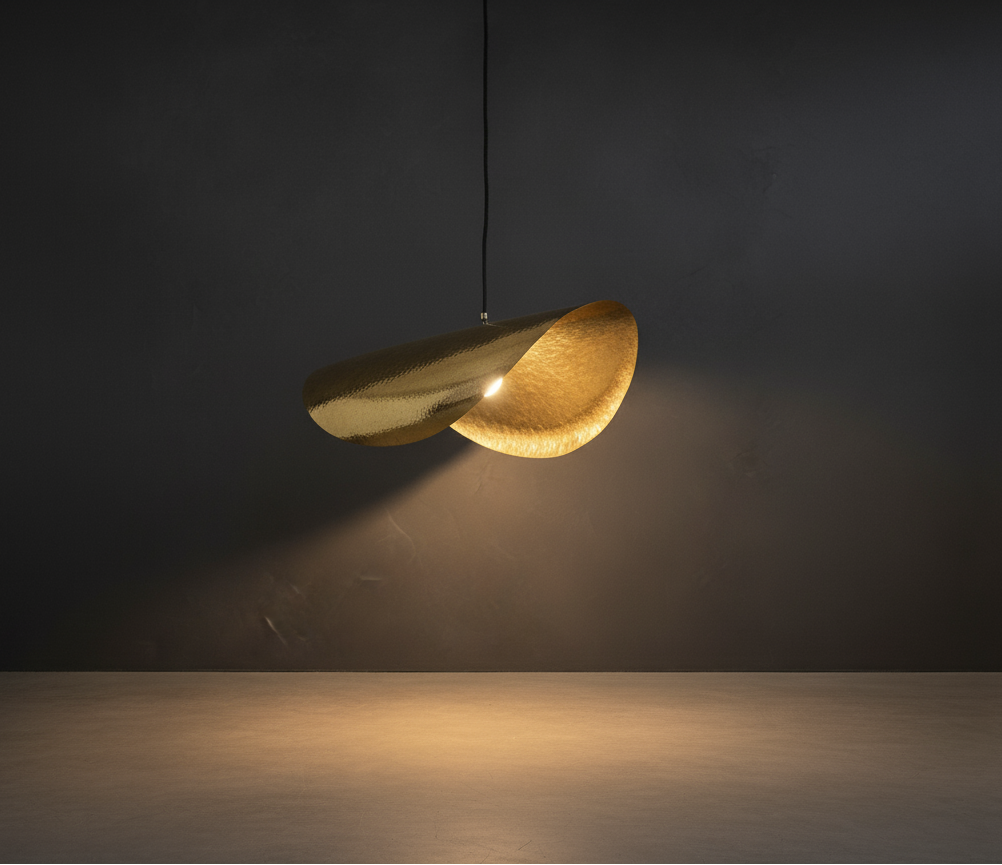 Metall taklampe fra Marokko